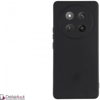 Liquid Air guminis juodas dėklas - su kameros apsauga (Huawei Honor Magic 7 Lite)